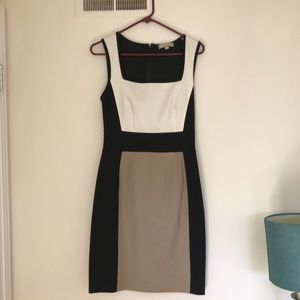 Color block dress size 6 Banana Republic